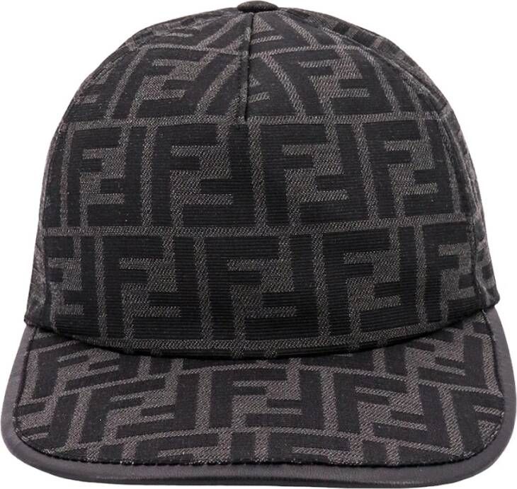 Fendi Upgrade je accessoires met deze iconische FF-motief hoed Zwart Heren