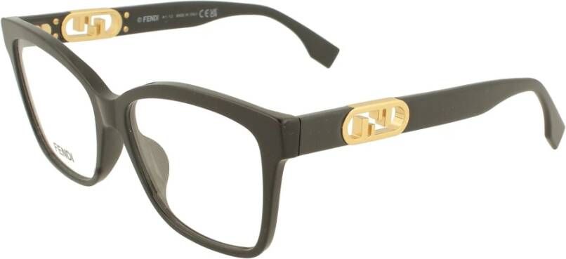 Fendi Stijlvolle Brilmontuur voor Modieuze Liefhebbers Black Unisex