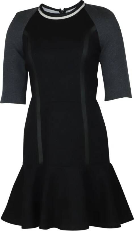 Fendi Vintage Fendi Mini Dress in Black Wool Zwart Dames