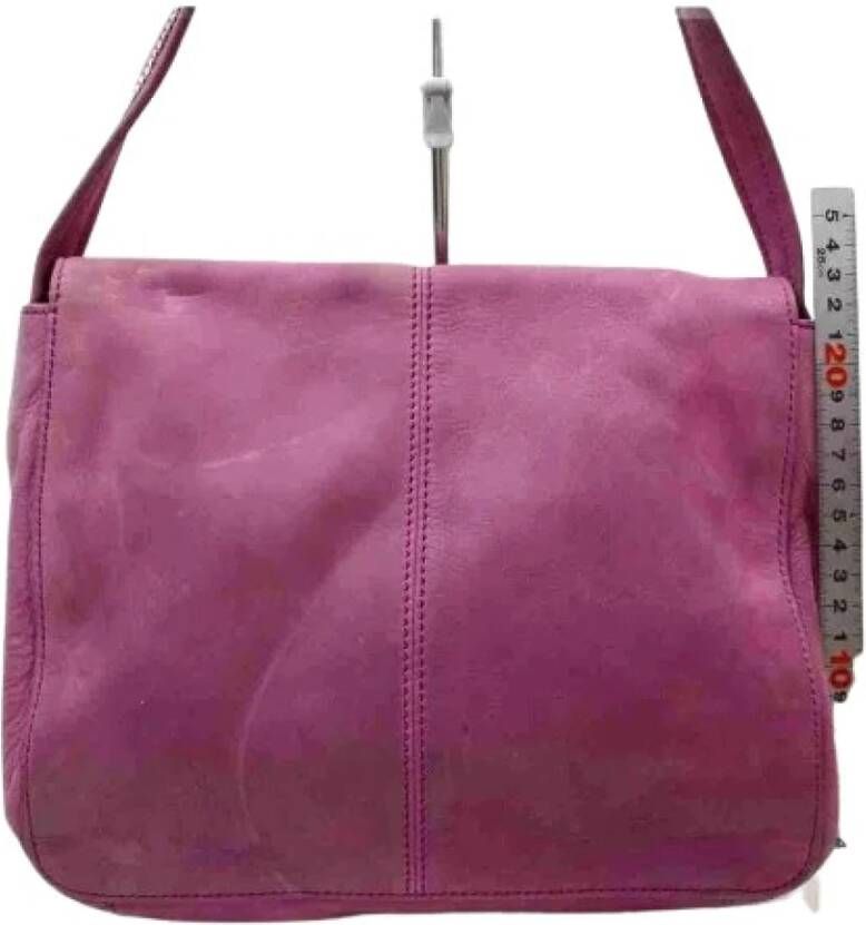 Fendi Vintage Pre-eigendom canvas Fendi-bags Paars Dames