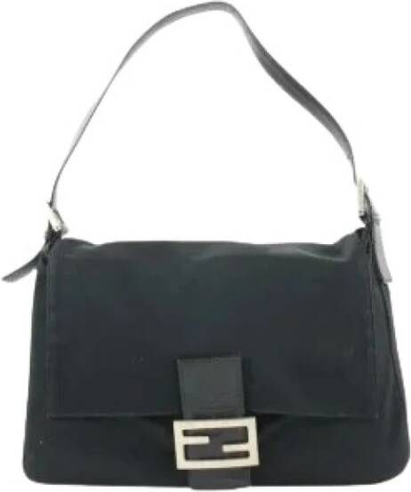 Fendi Vintage Pre-eigendom canvas Fendi-bags Zwart Dames