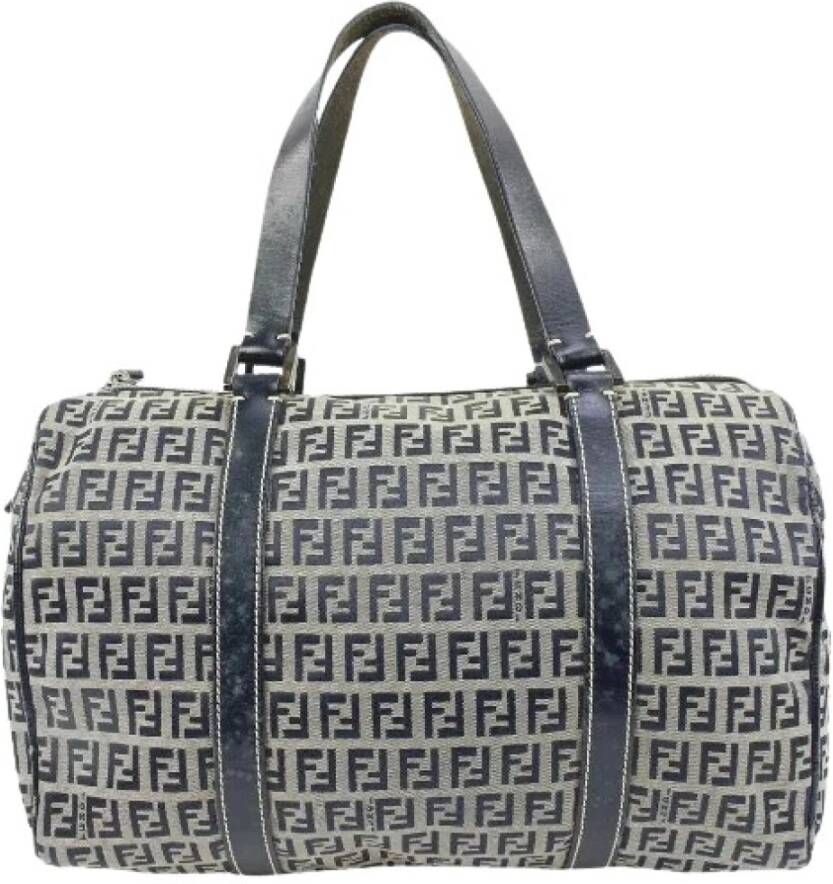 Fendi Vintage Pre-eigendom canvas Fendi-bags Zwart Dames