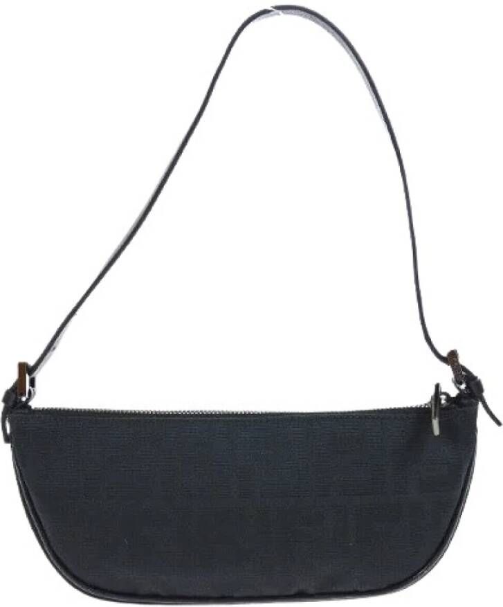 Fendi Vintage Pre-eigendom canvas Fendi-bags Zwart Dames