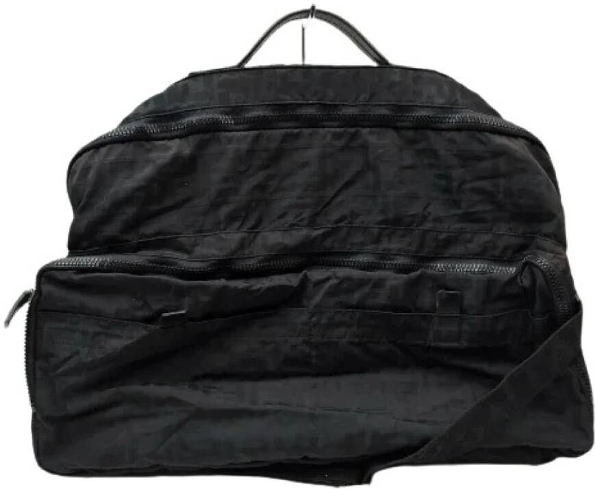 Fendi Vintage Pre-eigendom canvas Fendi-bags Zwart Dames
