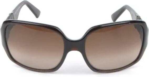 Fendi Vintage Pre-owned Acetate sunglasses Bruin Dames