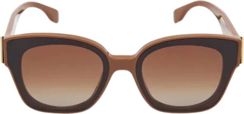 Fendi Vintage Pre-owned Acetate sunglasses Bruin Dames
