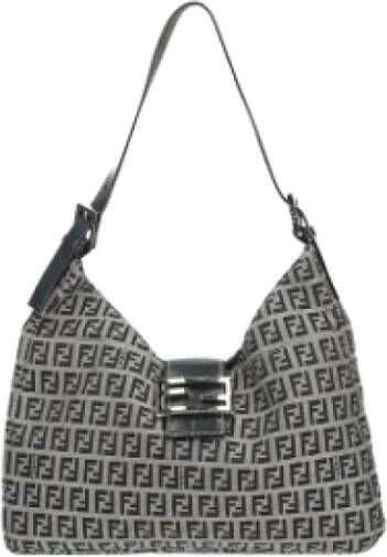 Fendi Vintage Pre-owned Canvas fendi-bags Blauw Dames