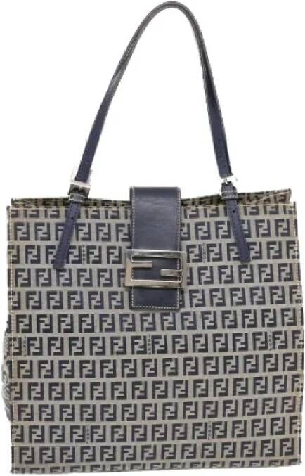 Fendi Vintage Pre-owned Canvas fendi-bags Blue Dames