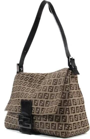 Fendi Vintage Pre-owned Canvas fendi-bags Bruin Dames