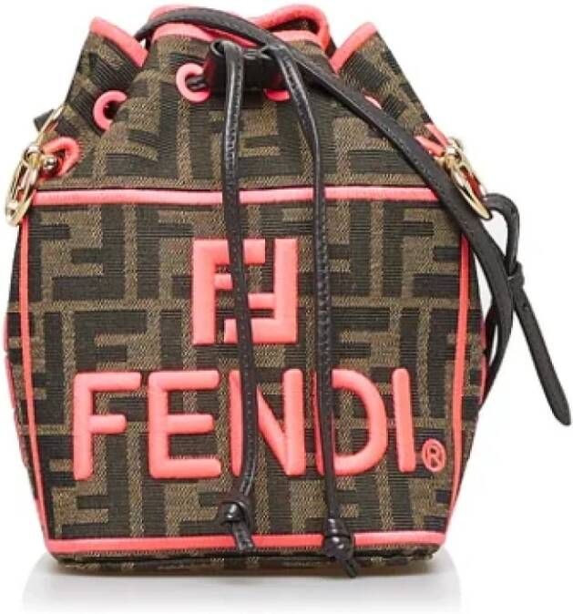 Fendi Vintage Pre-owned Canvas fendi-bags Rood Dames
