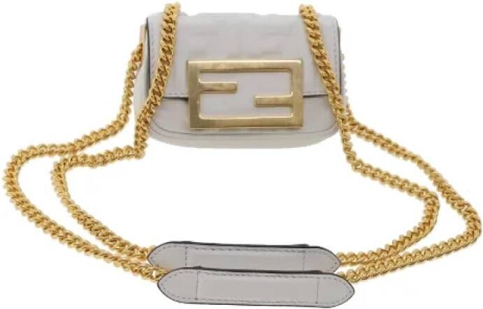 Fendi Vintage Pre-owned Canvas fendi-bags White Dames