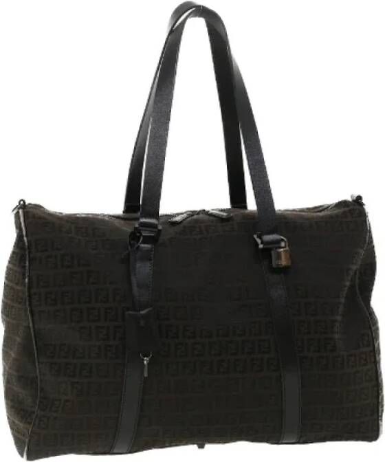 Fendi Vintage Pre-owned Canvas fendi-bags Zwart Dames
