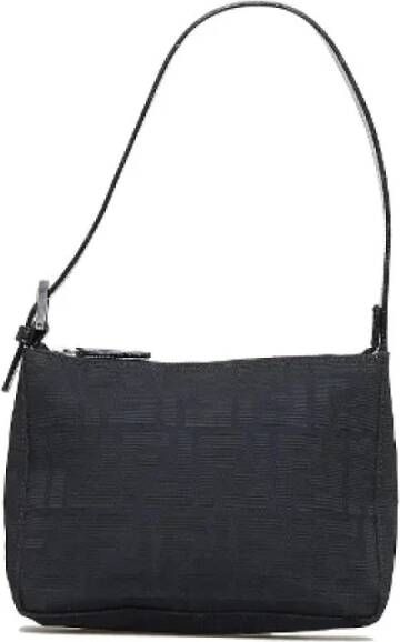 Fendi Vintage Pre-owned Canvas fendi-bags Zwart Dames