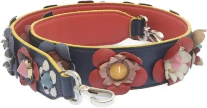 Fendi Vintage Pre-owned Canvas home-office Blauw Dames