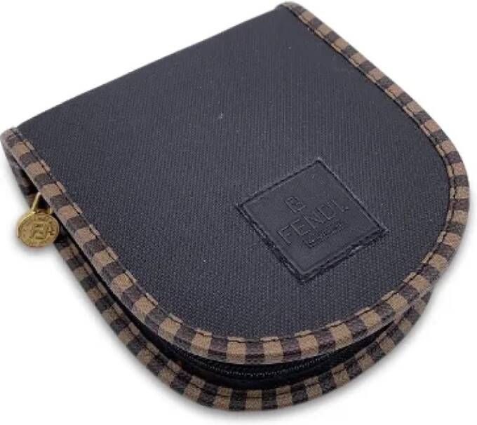 Fendi Vintage Pre-owned Canvas home-office Zwart Dames