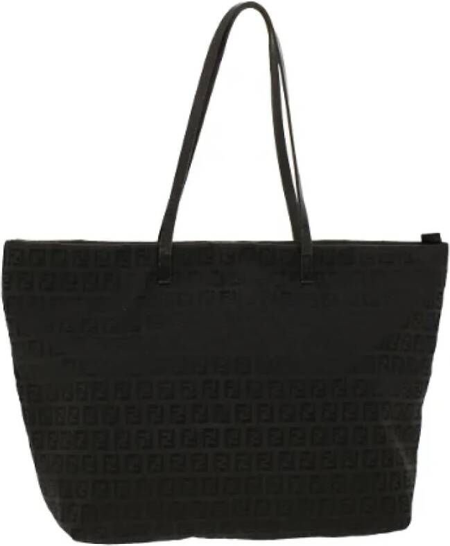 Fendi Vintage Pre-owned Canvas totes Zwart Dames