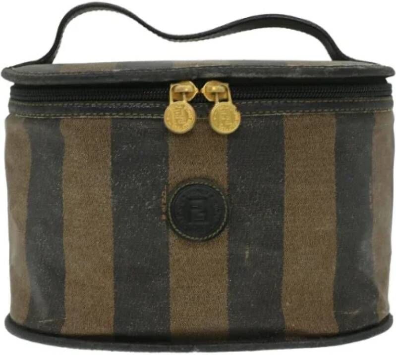 Fendi Vintage Pre-owned Coated canvas fendi-bags Bruin Dames