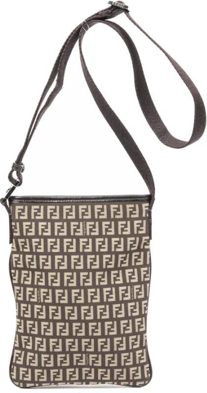 Fendi Vintage Pre-owned Cross Body Bags Beige Dames