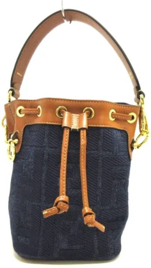 Fendi Vintage Pre-owned Denim fendi-bags Blauw Dames