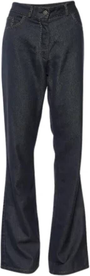 Fendi Vintage Pre-owned Denim jeans Zwart Dames