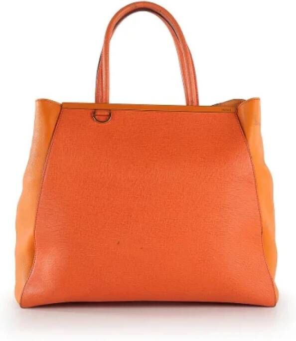 Fendi Vintage Pre-owned Draagtas Oranje Dames