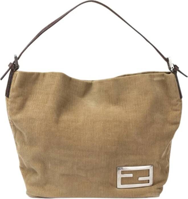 Fendi Vintage Pre-owned Fendi Manchester Shoulder Bag Bruin Dames