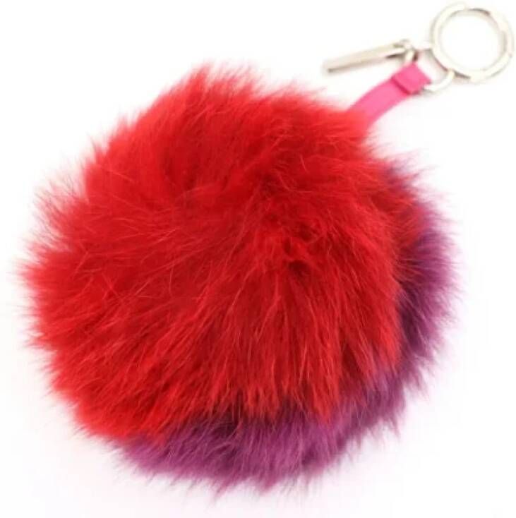 Fendi Vintage Pre-owned Fur home-office Rood Dames