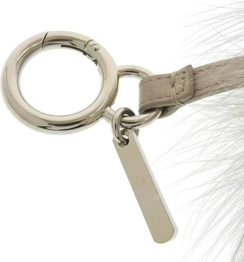 Fendi Vintage Pre-owned Fur key-holders Grijs Dames