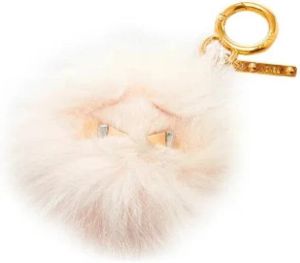 Fendi Vintage Pre-owned Fur key-holders Roze Unisex