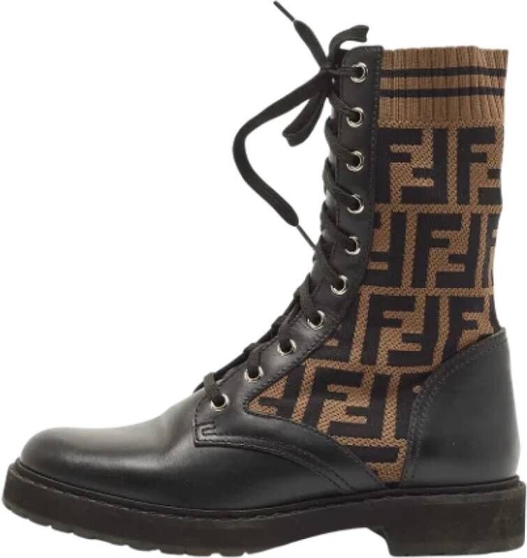 Fendi Vintage Pre-owned Laarzen Zwart Dames