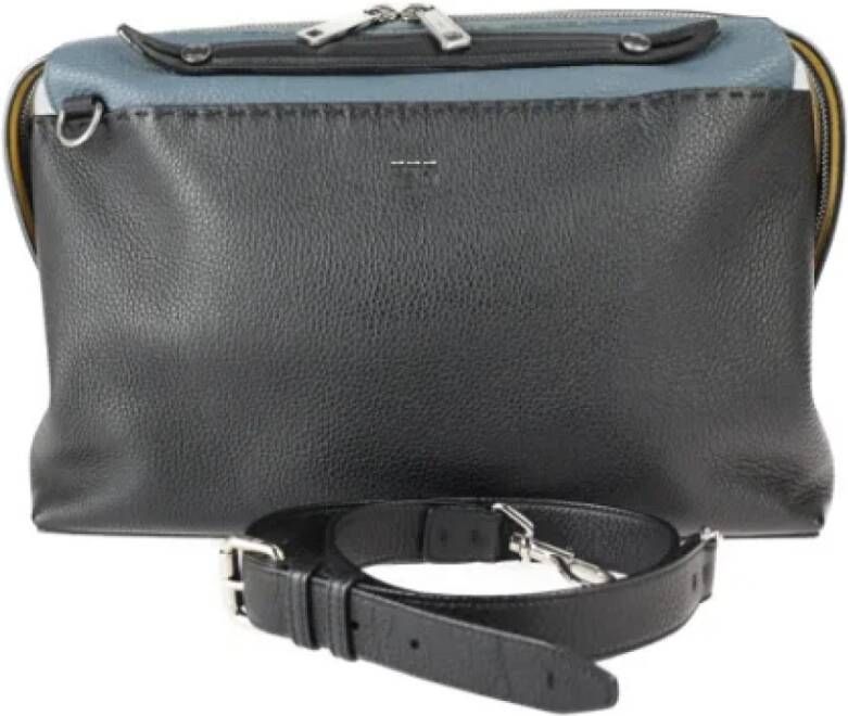 Fendi Vintage Pre-owned Leather briefcases Zwart Dames