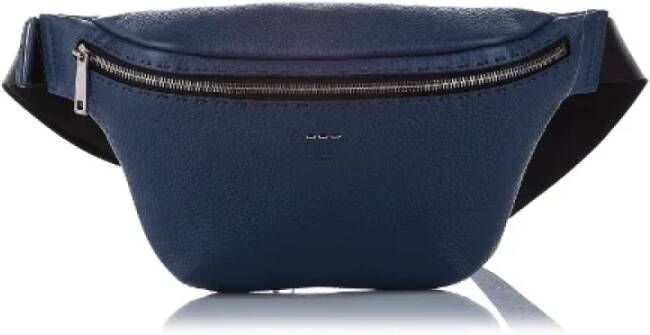 Fendi Vintage Pre-owned Leather fendi-bags Blauw Dames