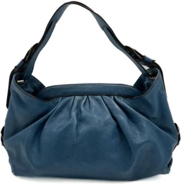 Fendi Vintage Pre-owned Leather fendi-bags Blauw Dames