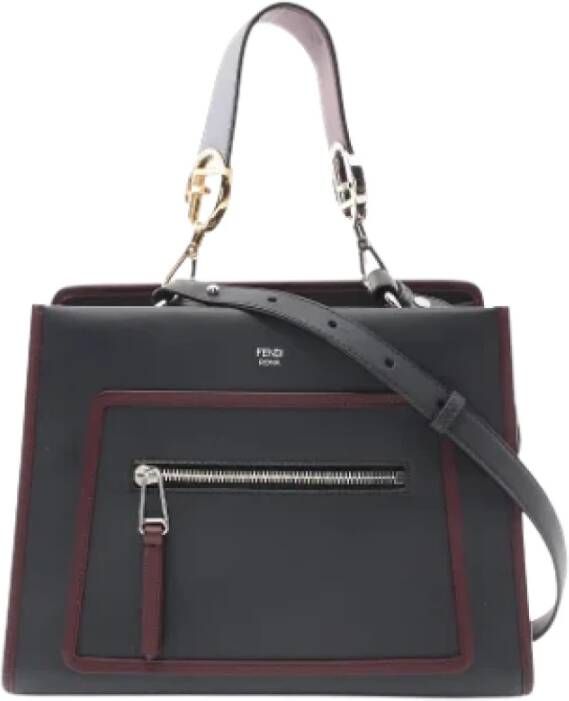 Fendi Vintage Pre-owned Leather fendi-bags Blauw Dames