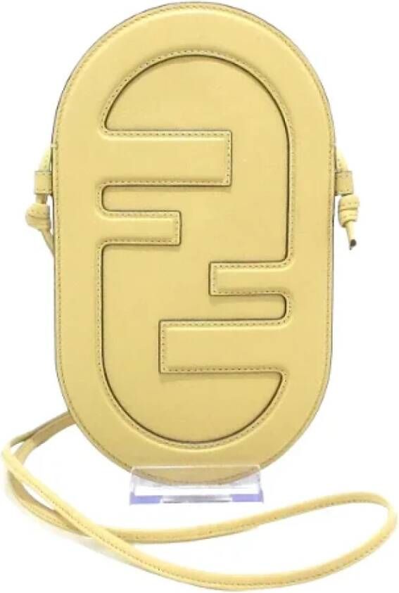Fendi Vintage Pre-owned Leather fendi-bags Geel Dames