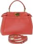 Fendi Vintage Pre-owned Leather fendi-bags Oranje Dames - Thumbnail 1