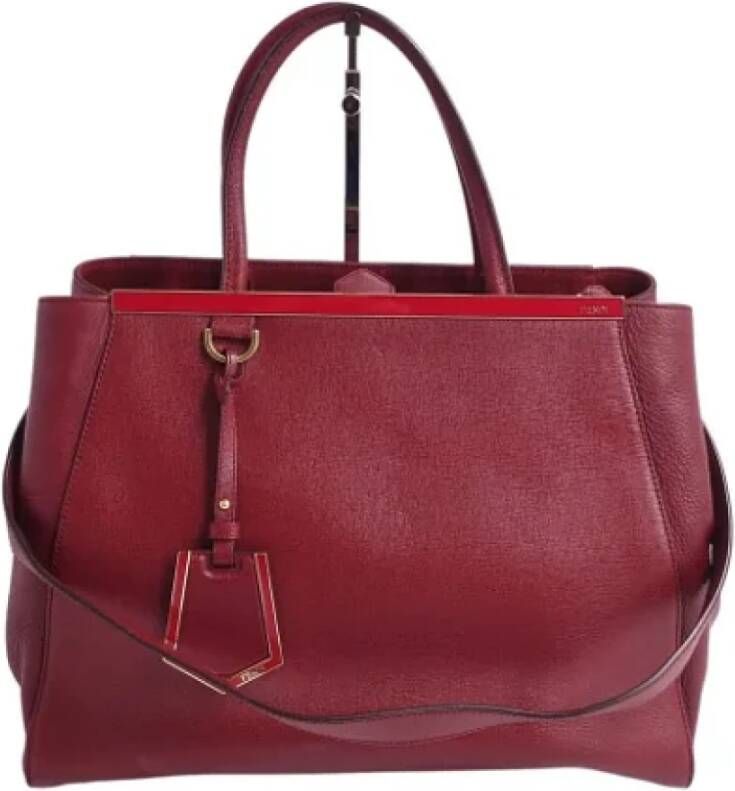 Fendi Vintage Pre-owned Leather fendi-bags Rood Dames