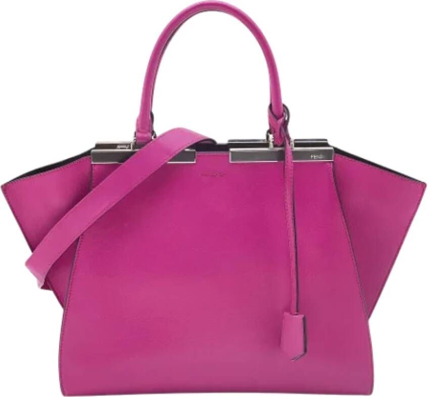 Fendi Vintage Pre-owned Leather fendi-bags Roze Dames