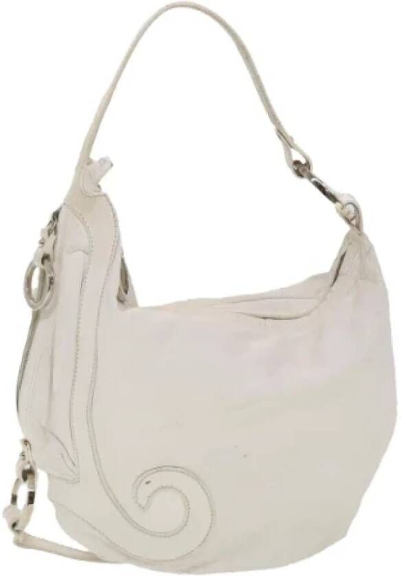 Fendi Vintage Pre-owned Leather fendi-bags White Dames