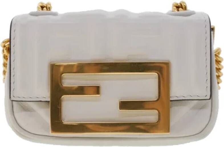 Fendi Vintage Pre-owned Leather fendi-bags White Dames