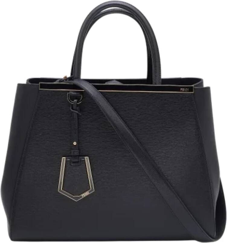 Fendi Vintage Pre-owned Leather fendi-bags Zwart Dames