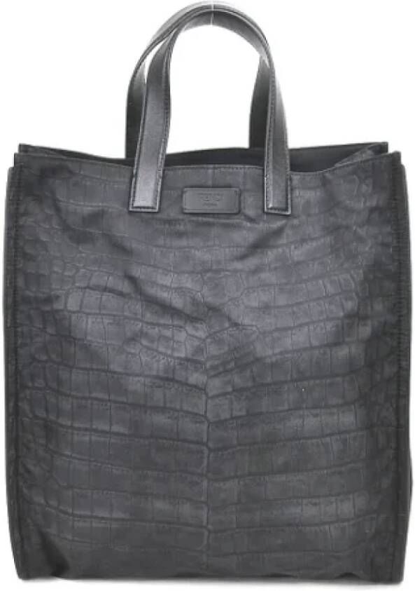 Fendi Vintage Pre-owned Leather fendi-bags Zwart Dames