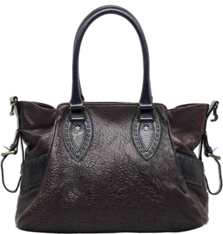 Fendi Vintage Pre-owned Leather fendi-bags Zwart Dames
