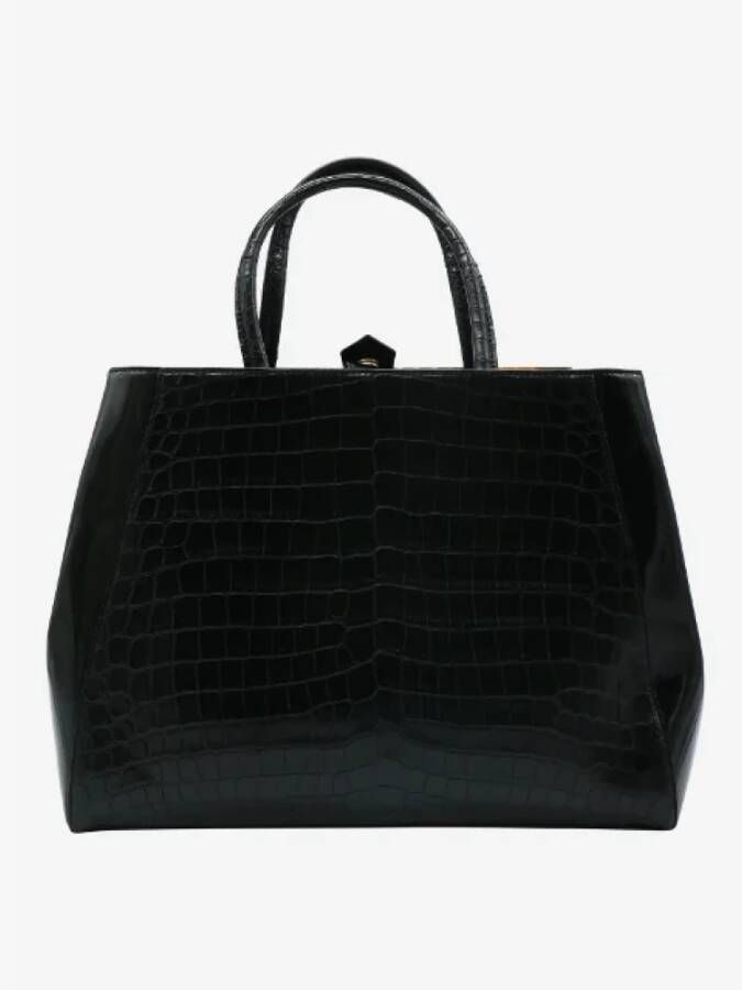 Fendi Vintage Pre-owned Leather fendi-bags Zwart Dames