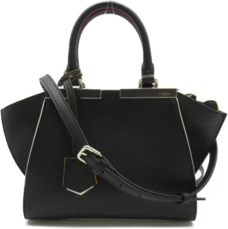 Fendi Vintage Pre-owned Leather fendi-bags Zwart Dames