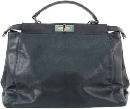 Fendi Vintage Pre-owned Leather fendi-bags Zwart Dames