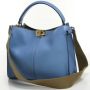 Fendi Vintage Pre-owned Leather handbags Blauw Dames - Thumbnail 1