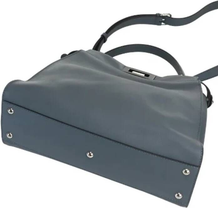 Fendi Vintage Pre-owned Leather handbags Grijs Dames