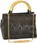 Fendi Vintage Pre-owned Leather handbags Zwart Dames - Thumbnail 1