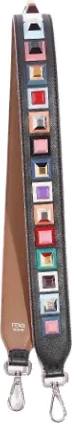 Fendi Vintage Pre-owned Leather home-office Meerkleurig Dames